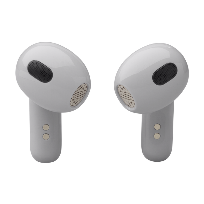 JBL Live Flex 3 - Silver - True wireless noise-cancelling open-stick earbuds - Detailshot 1 image number null